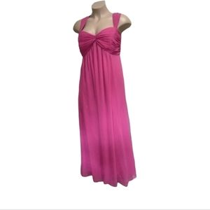 Pink evening gown